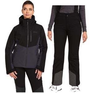 Kilpi Flip/Elare, ski set, dames, zwart
