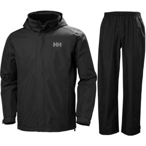 Helly Hansen Dubliner/HH Rain regenpak, heren, zwart