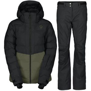 Scott Ultimate warm/Dryo 10, set, dames, donkergroen/zwart