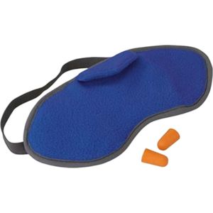 TravelSafe - Slaapmasker - Blauw - Met Oordopjes