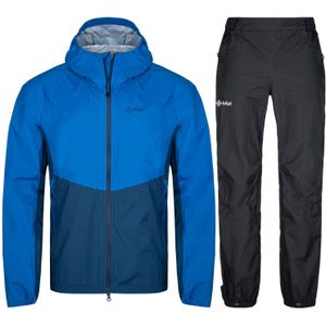 Kilpi Hurricane regenpak, Herres, blauw/zwart