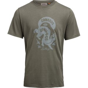 Lundhags Järpen Printed T-shirt, t-shirt, heren, groen