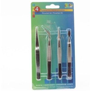 Set Pincetten - Brede en Smalle Bek