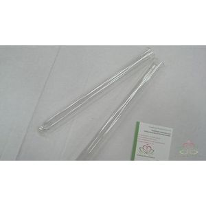 Reageerbuisjes test tube glas 20 cm Ø2 cm set 12 stuks