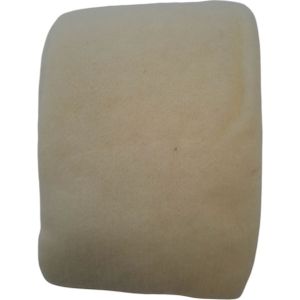 Wolband Heavy Wolvlies 001 Roomwit Weiz 150 mm per 5 meter