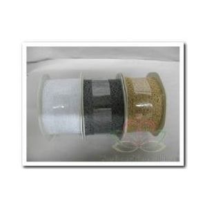 Lint Crispy 5 cm breed / meter - 80 grijs Lint Crispy 5 c