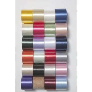 Zijdelint Lint voor Lintprinter 70mm rol 50 meter  Koningsblauw Soepel Lint voor Lintprinters