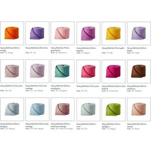 Wolband Heavy Wolvlies 040 Schwarz Melange 150 mm per 5 meter