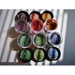 Pigment Kameleon Chameleon micapoeder kleurstof voor Epoxy en nagels E Olive 5 gram