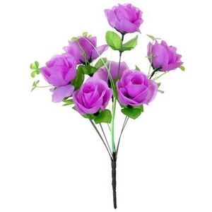 Roos bush bundel 8 bloemen PAARS Roos bush bundel
