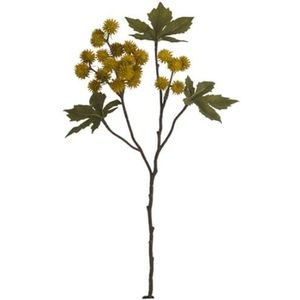 Ricinus Castor Oil spray dry colour Mosterd Okergeel Zijden 43 cm per stuk