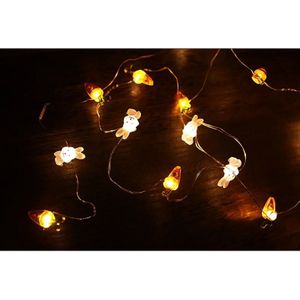 Ledlampjes met kleine KONIJNTJES  EN WORTELS 20 lampjes 2meter Led lampjes excl batterijen