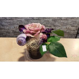 Roos BEAUTY Mauve Roos knop