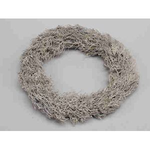 Krans Iron Bush thin wreath 35cm. White wash Iron Bush krans
