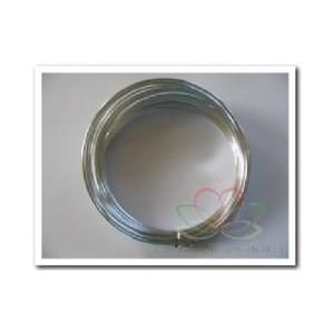 Aluminiumdraad 2mm zilverkleurige 100 gram. 12 m Aluminiumdraad