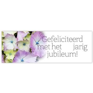 BloemenkaartjeGefeliciteerd met het jarig jubileum! Bloemenkaartje