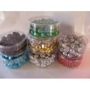 Christmas bells Goud MAT 12 mm Doosje +/- 60 stuks Wedding Wands