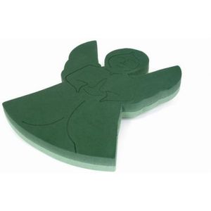 Engel steekschuimvorm oase voor verse bloemen kleine engel
