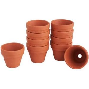 Terracotta Terra cotta potjes doos 10 stuks binnenmaat 4cm Terracotta potjes