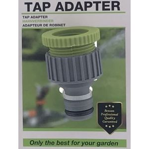 Tap Adapter Tuinslang - 1/2" - 3/4" direct op kraan aan te sluiten