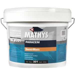 Mathys Paracem Semi-Mat - Op Kleur Gemengd - 1L