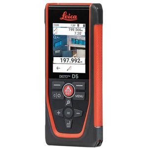 Leica Distro D5 Afstandsmeter In Tas - Bluetooth - 200m - IP54