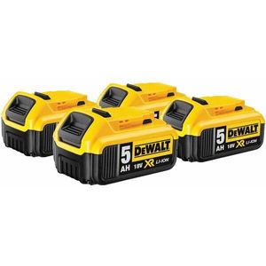 DeWALT DCB184 4-Pack 18V Li-ion XR Accu - 5.0Ah (4st)