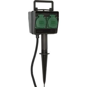 Brennenstuhl Wandcontactdoos Met Randaarde IP44 4-voudig 10m H07RN-F 3G1,5