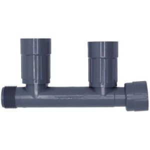 Rain Bird RB1201210 PVC Manifold/Waterverdeler 2 Binnendraads Uitgangen - 1"