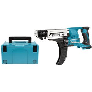 Makita DFR550ZJ 18V Li-Ion Accu Schroefautomaat / Bandschroefmachine Body In Mbox - 25-55mm