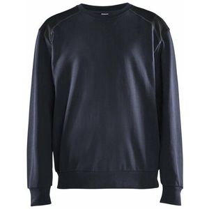 Blåkläder 358011588699S Sweatshirt Bi-colour - Donker Marineblauw/zwart - S