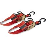 Little Jumbo 1825040183 Spanband met S-haak - automatisch oprolmechanisme - 1.85 x 25mm - set van 2