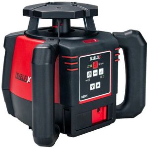 Levelfix 860H Roterende Laser Set Incl. Ontvanger In Koffer - Rood - 800m - IP67