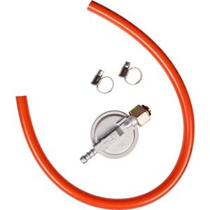 Qlima Drukregelaar Set Voor Gaskachels - 30 Mbar - 0.6m