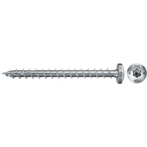 Fischer 670238 Spaanplaatschroef Power-Fast II - TX20 - 4.0 X 35mm - Bolkop - Voldraad - Verzinkt (200st)