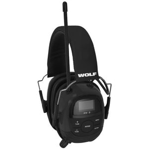 Wolf Headset Pro Bluetooth Gehoorbescherming Met Radio (DAB+ En FM)