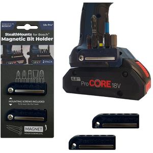 StealthMounts BH-BO-BLU-2 Magnetische Bithouder Voor Machines Bosch - Blauw- 2-pack