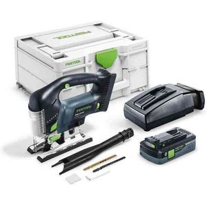 Festool CARVEX PSBC 420 HPC4,0 EBI-Plus 18V Li-Ion Accu Decoupeerzaagmachine Set (1x 4,0Ah) In Systainer - 120mm - Koolborstelloos