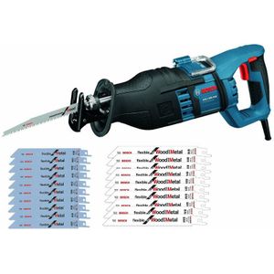 Bosch GSA 1300 PCE Reciprozaag In Koffer Incl. 20 Zaagbladen - 1300W - Snelwissel