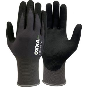 Oxxa 52-200 E-Mission-Flex Werkhandschoenen - Zwart/Grijs - 7/S