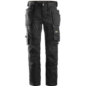 Snickers 6241 AllroundWork Stretch Werkbroek Met Holsterzakken - Zwart - Maat 058