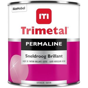 Trimetal Permaline Sneldroog Brillant - Op Kleur Gemengd - 1L