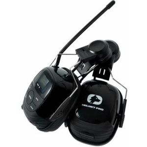 Wolf Helmbevestiging Headset Pro Bluetooth Gehoorbescherming Met Radio (DAB+ En FM)