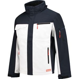 Workman Winter Softshell Jack White/Navy /Xl