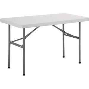 Bolero - Opklapbare Tafel - Grijs - 122x60,7cm - Lichtgewicht