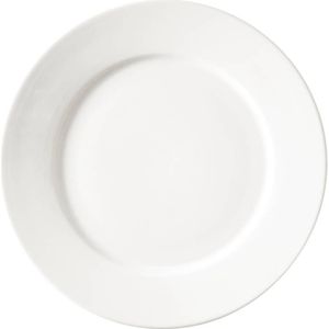 Athena Hotelware borden, porselein, wit, 12 stuks