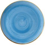Churchill Stonecast ronde borden blauw 26cm (12 stuks)