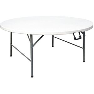 Inklapbare terrastafel - rond - 153cm Ø