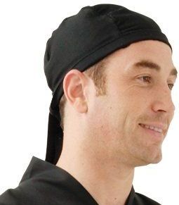 Chef Works Hoofddoek - Universele maat - Zwart - Unisex