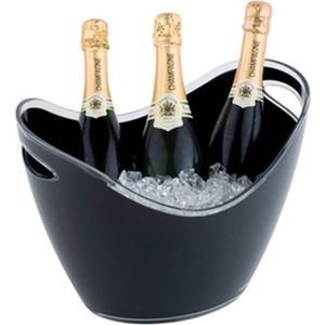 Champagne Bowl | Zwart | Max. 3 Flessen